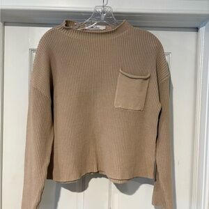Prinbara Beige Knit Sweater